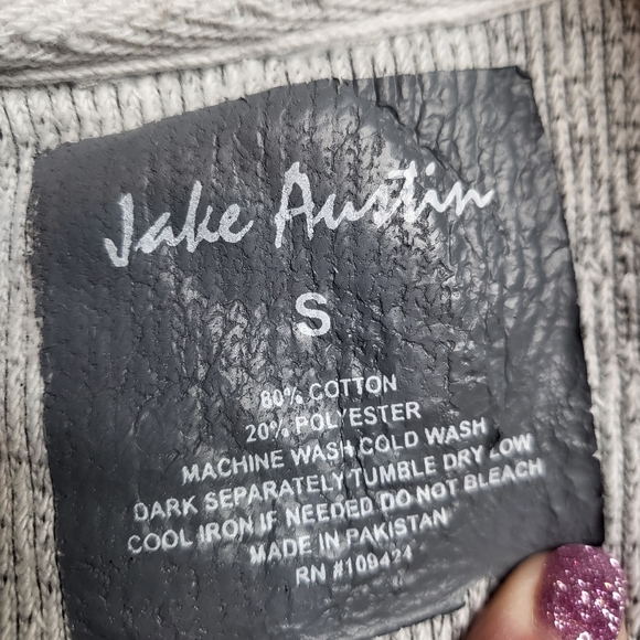 Jake Austin Light Heather Gray Sweater Size S - Picture 6 of 7